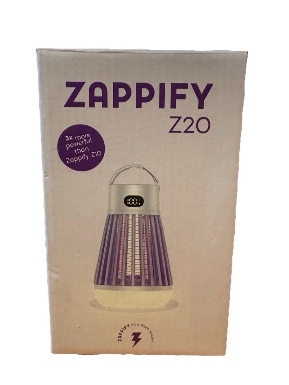 Zappify Z20 Portable Bug / Insect Zapper Cordless and Rechargable